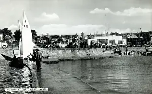 Slipway Prints: The Slipway, West Kirby, Merseyside - Marine Lake Sailing Cl