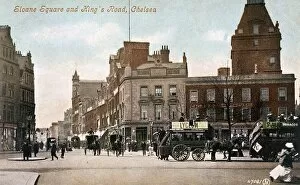 Sloane Square and Kings Road, London