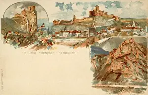 Slovakia Prints: Slovakia - Beckov, Trencin and Strecno