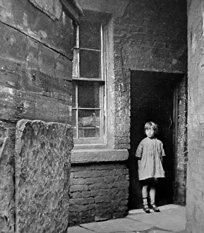 Slum housing, probably Manchester, early 1900s