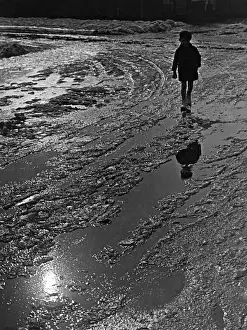 Melting Prints: Slushy Snow
