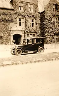 Small car outside Stately Home