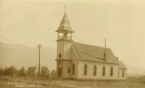 Forks Gallery: Small Church in Grand Forks, BC, Canada