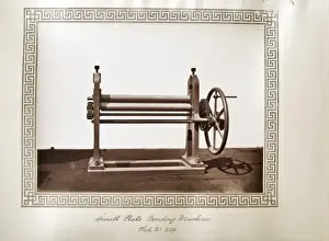 Bending Prints: Small plate bending machine