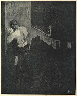 Theophile Prints: The Small Street, Love Of The Fields