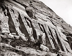 New Images May Collection: The small temple at Abu Simbel, Egypt, circa 1880s. Date: circa 1880s