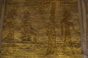 Small Temple or Temple of Hathor. Relief depicting Nefertari