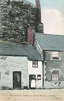 Conway Prints: Smallest house in Great Britain - Conwy