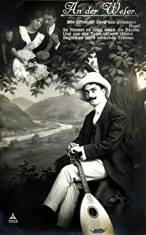 Affection Collection: Smart Gent sits beneath a tree and thinks of his love