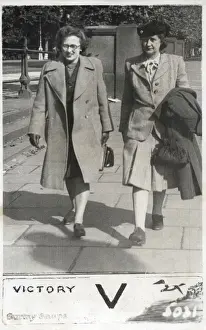 Snaps Prints: Two Smart ladies - Candid Street Walking photograph