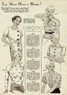 Shirts Gallery: Smart womens blouses 1935