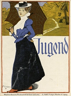Images Dated 28th September 2012: Smartly-dressed woman 1898