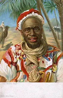 Berber Prints: Smiling Moroccan Man - Tangiers