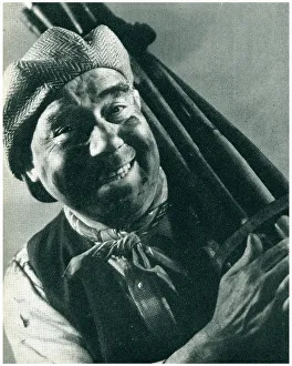 Purposes Prints: Smiling Workman