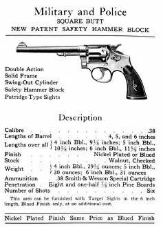 Images Dated 12th January 2012: Smith & Wesson Revolver