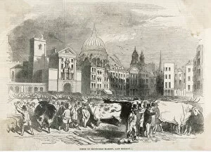 Traders Gallery: Smithfield Market 1843