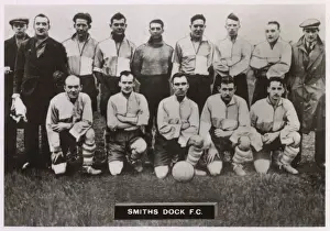 Smiths Prints: Smiths Dock FC football team 1934-1935