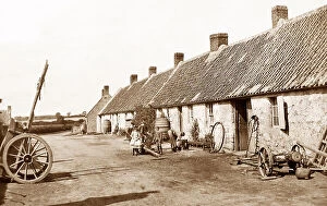 Smithy Collection: The Smithy at Paxton near Berwick on Tweed Victorian period