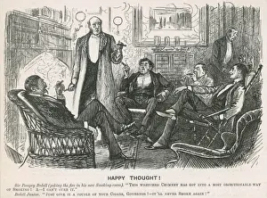 Pompey Prints: Smokey Fireplace / Cartoon