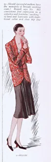 Couturiers Prints: A smoking dress by Brandt, Paris, 1926