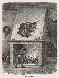 Hung Prints: Smoking Fish