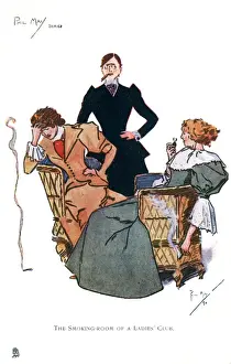 The Smoking Room of a Ladies Club
