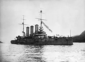 Images Dated 8th November 2011: SMS Sankt Georg, Austrian armoured cruiser, WW1