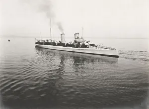 Tourist Prints: SMS Tauku, German built Chinese torpedo boat, China, 1900 s