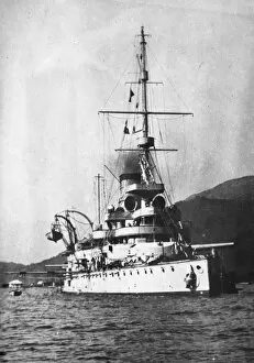 Images Dated 8th November 2011: SMS Wien, Austrian battleship, WW1