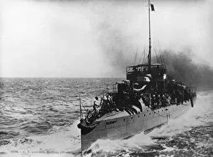 Images Dated 8th November 2011: SMS Wildfang, Austro-Hungarian destroyer, WW1