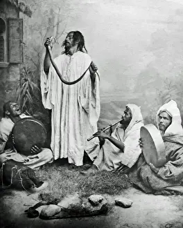 Snake charmer, North Africa