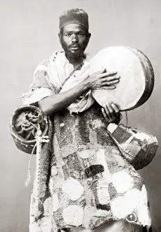 Snake Charmer, Tunis, Tunisia, circa 1890
