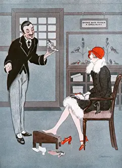 Salesman Prints: The Snake Skin Shoes or the Temptation of Eve