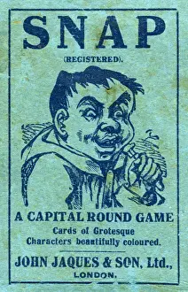 Grotesque Prints: Snap Playing Cards - box lid