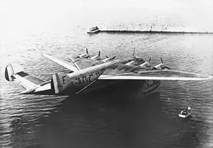 Sncase Se-200 Parked Floating in a Harbour