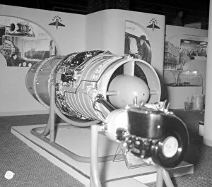Turbojet Collection: SNECMA ATAR 101B at the Paris Salon Aeronautique 1949