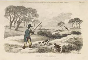 Snipe Prints: Snipe Shooting 1810