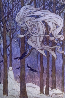 Images Dated 14th January 2013: Snow is brought by the Fairy of the North Wind