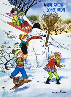 Images Dated 5th April 2007: Where Snow Comes From