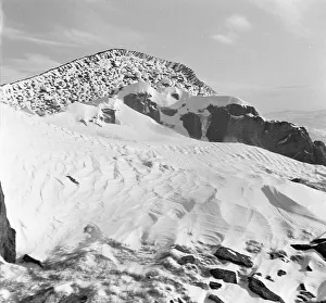 Snow covered mountains and hills