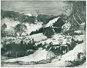 Rievaulx Prints: Snow At Rievaulx