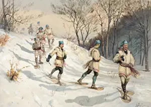 Snow-shoeing