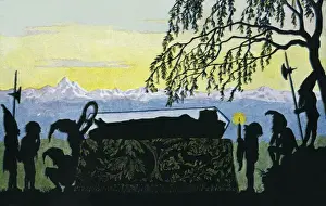 Attended Prints: Snow White silhouette