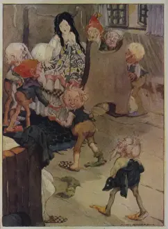 Dwarfs Prints: Snow White Wakes Up