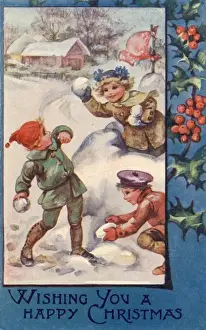 Snow Balling Prints: Snowball Fight
