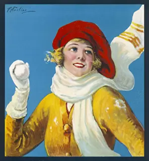 New Images August 2021 Prints: SNOWBALLING GIRL