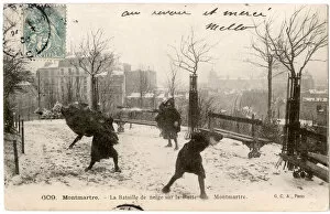 Advantage Gallery: Snowballing in Montmartre, Paris, France