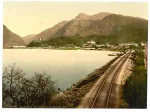 Llanberis Prints: Snowdon from Pardarn Llyn, Llanberis, Wales
