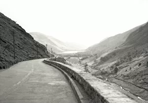 Images Dated 7th January 2020: Snowdonia National Park, North Wales - Road and River
