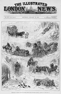 Snowstorm in London 1881